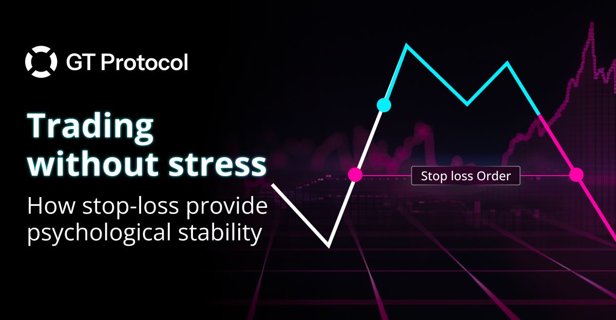 Illustration of a trader using stop-loss orders on a digital trading platform.